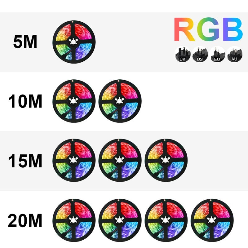 ColorSplash 5050 RGB LED Strips with Remote