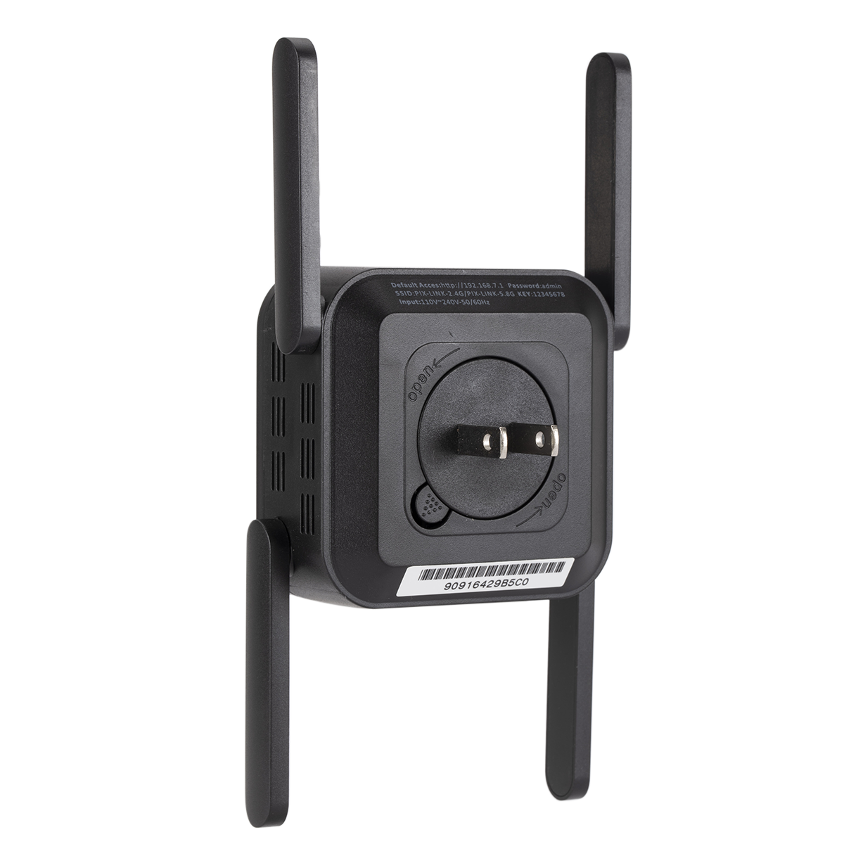WiFi Signal Amplifier 5G WiFi Repeater 2.4G Wi-Fi Range Extender Internet Booster