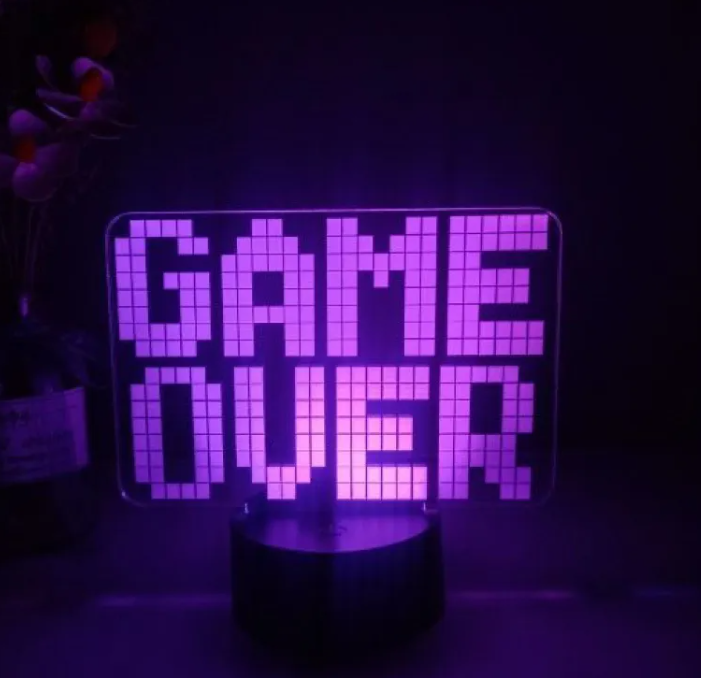 Gamer's Multicolor LED Desk Lamp