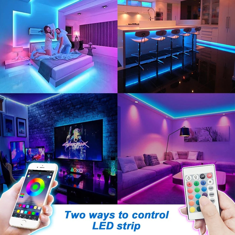 ColorSplash 5050 RGB LED Strips with Remote