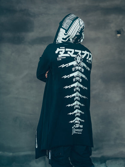 Sim507 Cyber Alien Trench Coat